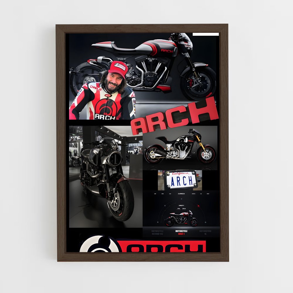 Poster Arch magnifique motorcycle – affiche Arch Motorcycle (vue 5)